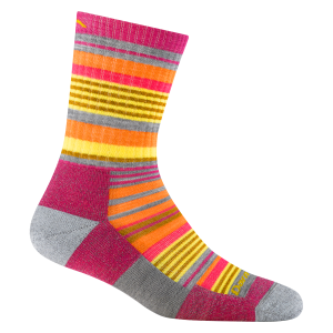 Women's Sierra Stripe Micro Crew  Lightweight Hiking Sock-Last Chance