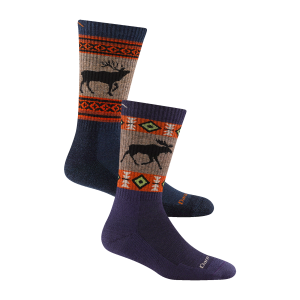 Men's and Women's Hiker Boot Sock 2-Pack Hiking Socks