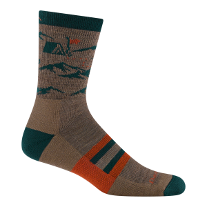 Men's Hike Hike Hut Micro Crew Midweight Hiking Socks